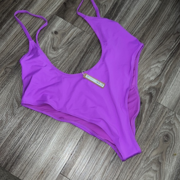 skims open bust recycled bikini violet - Picture 4 of 4